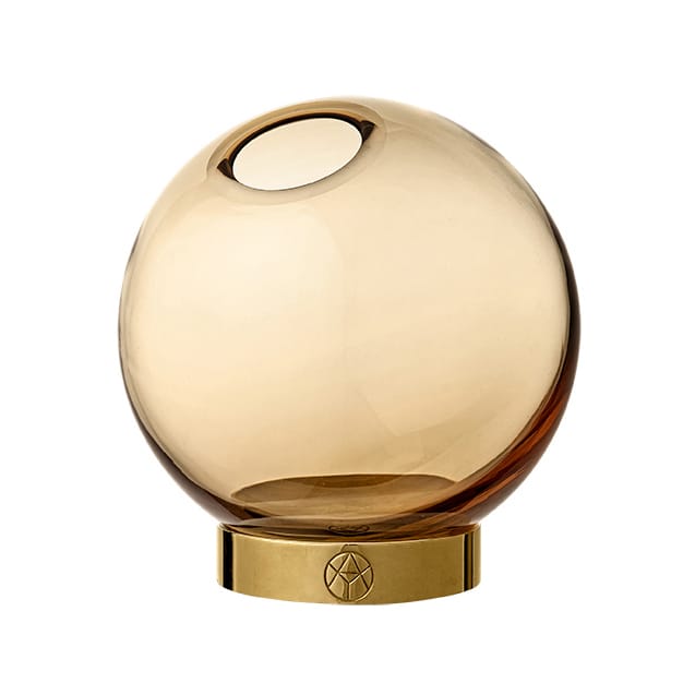 Vaso pequeno Globe - âmbar-dourado - AYTM