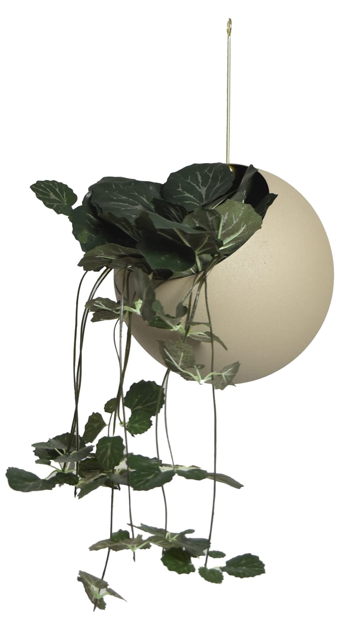 Vaso suspenso Ø17 cm A28 cm GLOBE, Taupe AYTM