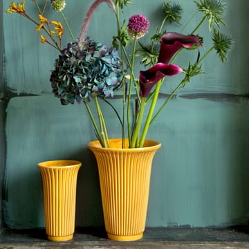 Vaso brilhante Daisy Ø12 cm - Amarelo - Bergs Potter