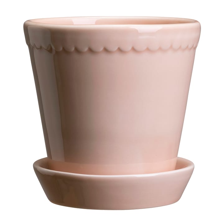 Vaso de flores Helena brilhante Ø14 cm - quartz rose - Bergs Potter