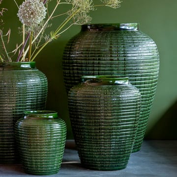 Vaso vidrado Willow  35 cm - Green emerald - Bergs Potter