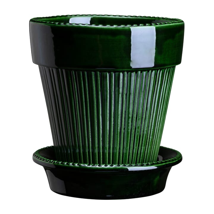 Vaso vidro Simona Ø18 cm - Verde - Bergs Potter