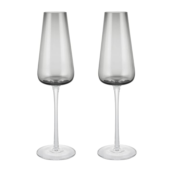 Copo champagne Belo 20 cl 2-pack - Fumado - Blomus