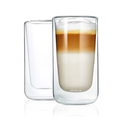 Copo térmico para latte macchiato Nero, 2 un. - Clear - blomus