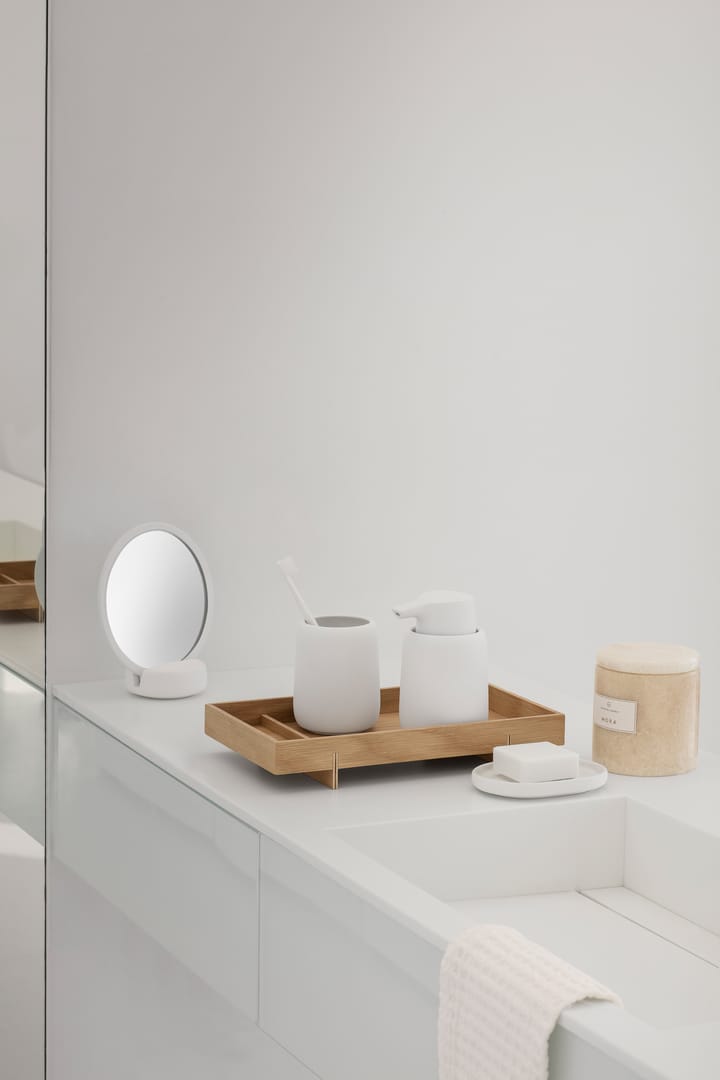 Espelho de mesa Sono Vanity Ø17 cm, Branco blomus