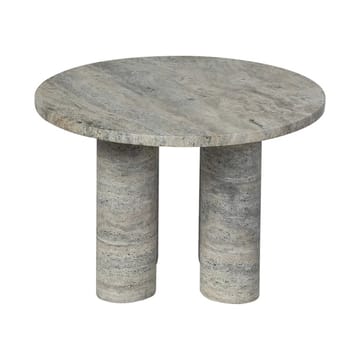 Mesa lateral Volos S Ø52 cm - Silver Travertine - blomus