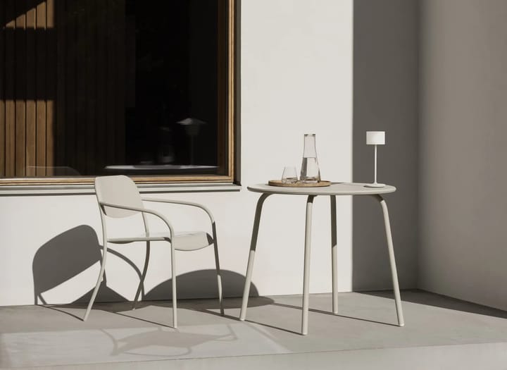 Mesa YUA bistro table Ø80 cm, Silk grey blomus