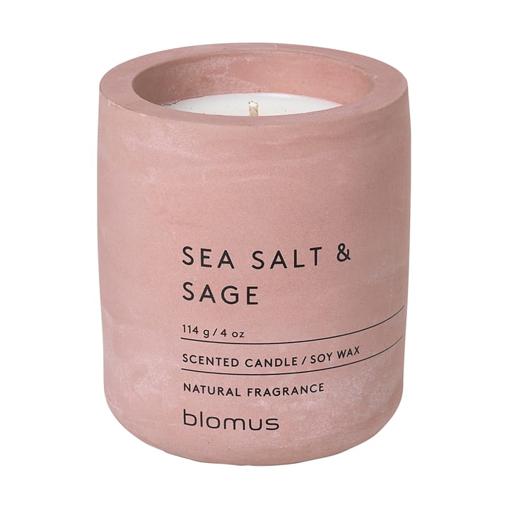 Vela perfumada Fraga 24 horas - Sea salt & Sage-Withered Rose - blomus