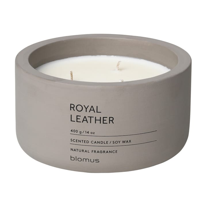 Vela perfumada Fraga 25 horas - Royal Leather-Satellite - blomus