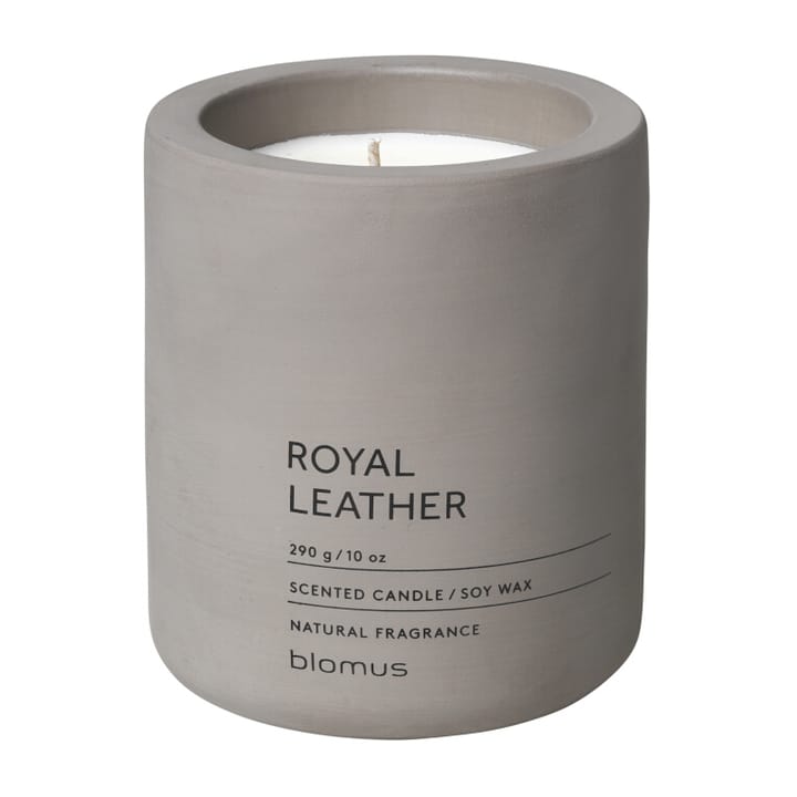 Vela perfumada Fraga 55 horas - Royal Leather-Satellite - blomus