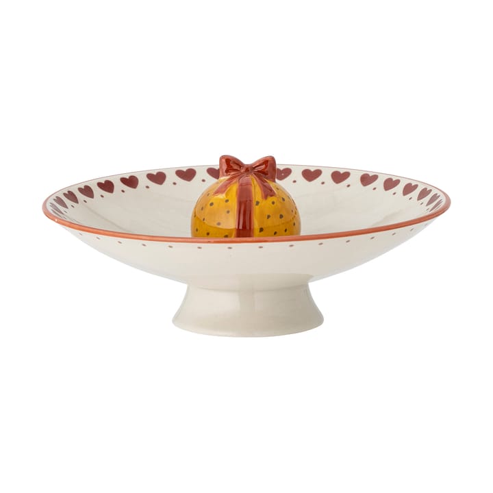 Base Tigela de serviço Jolly Ø24 cm - Vermelho-branco - Bloomingville