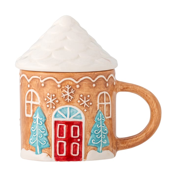 Caneca Ginnie 29 cl - Marrom-branco - Bloomingville