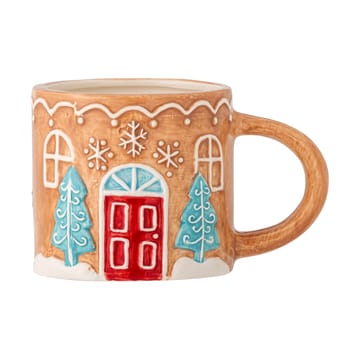 Caneca Ginnie 29 cl - Marrom-branco - Bloomingville