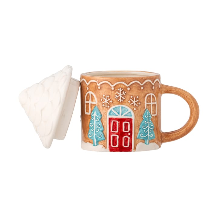 Caneca Ginnie 29 cl - Marrom-branco - Bloomingville