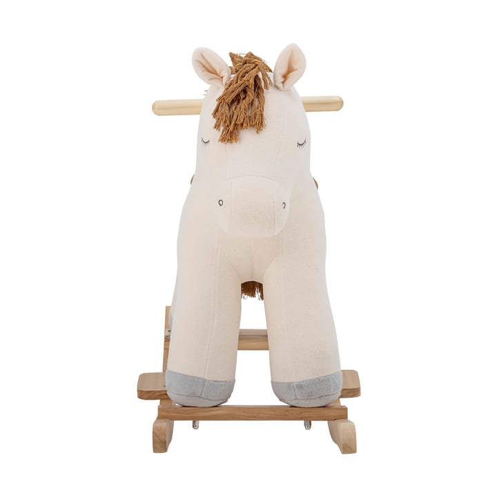 Cavalo de baloiço Merlen, Branco Bloomingville