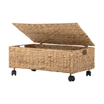 Cesta de armazenamento Nelas com tampa 63x40x26 cm - Natureza - Bloomingville