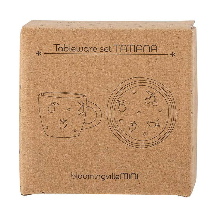 Conjunto de serviço Tatiana 2 peças, Branco Bloomingville