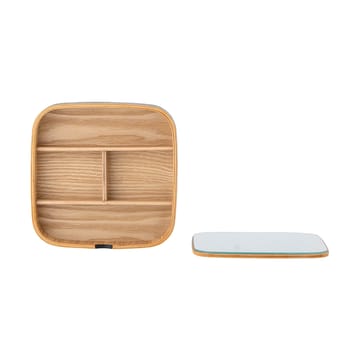 Espelho de mesa Mimmi 19x19 cm - Black-oak - Bloomingville