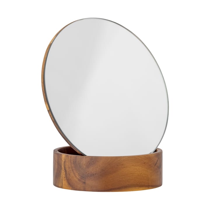 Espelho de mesa Rita Ø18 cm  - Acácia  - Bloomingville