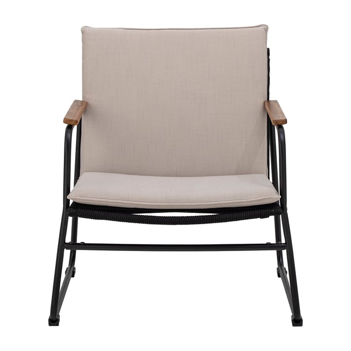 Hampton cadeira lounge 68x71x76 cm - Preto-beige - Bloomingville