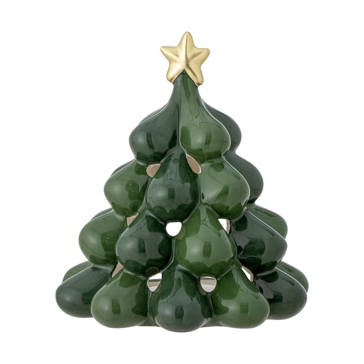 Porta-velas Elof árvore de Natal 13,5 cm - Verde - Bloomingville