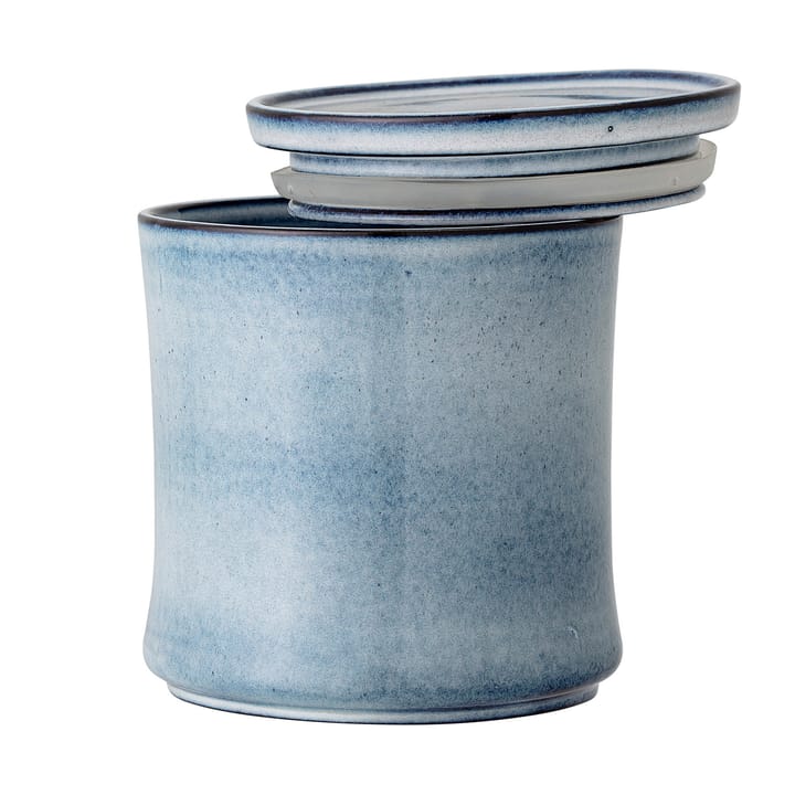 Pote com tampa Sandrine Ø14,5 cm - azul - Bloomingville