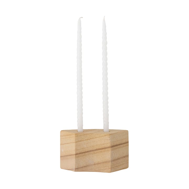 Suporte de velas Florida 14,5x8x7,5 cm - Natural sandstone - Bloomingville