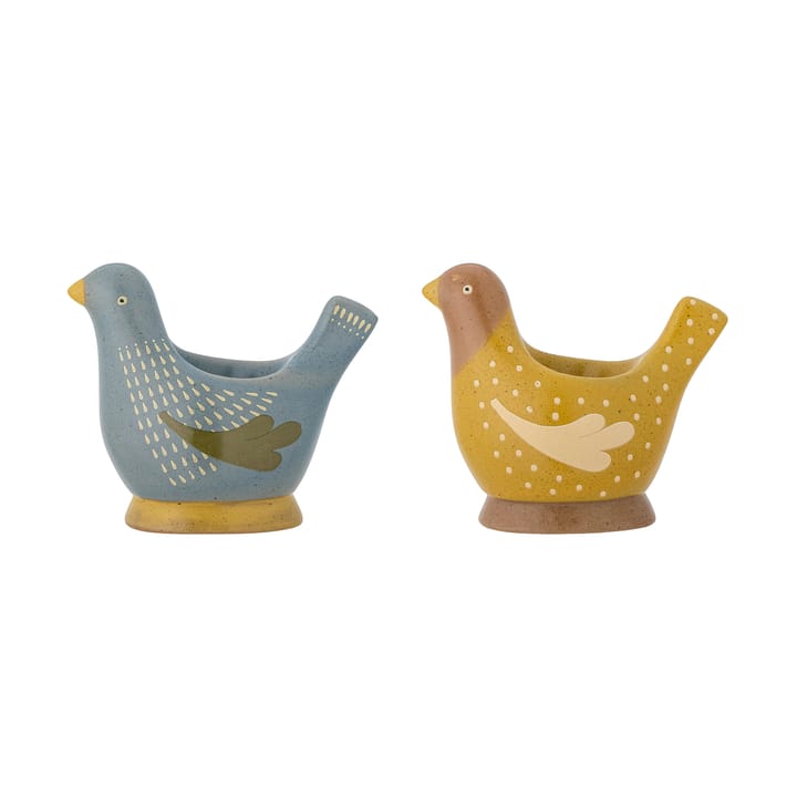 Suporte para ovos Birdy 2 un. - Blue-yellow - Bloomingville