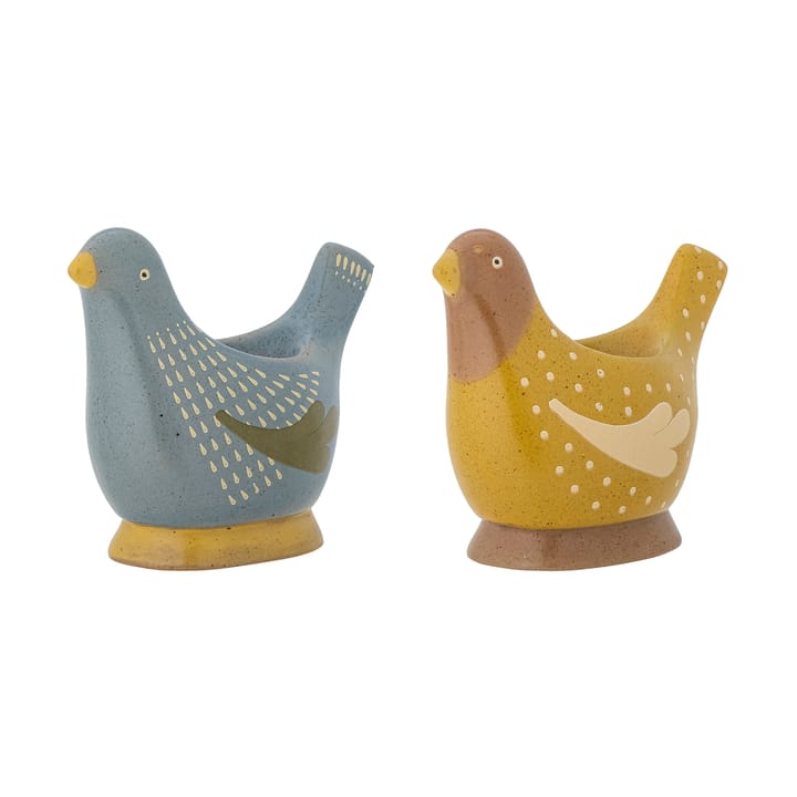 Suporte para ovos Birdy 2 un. - Blue-yellow - Bloomingville