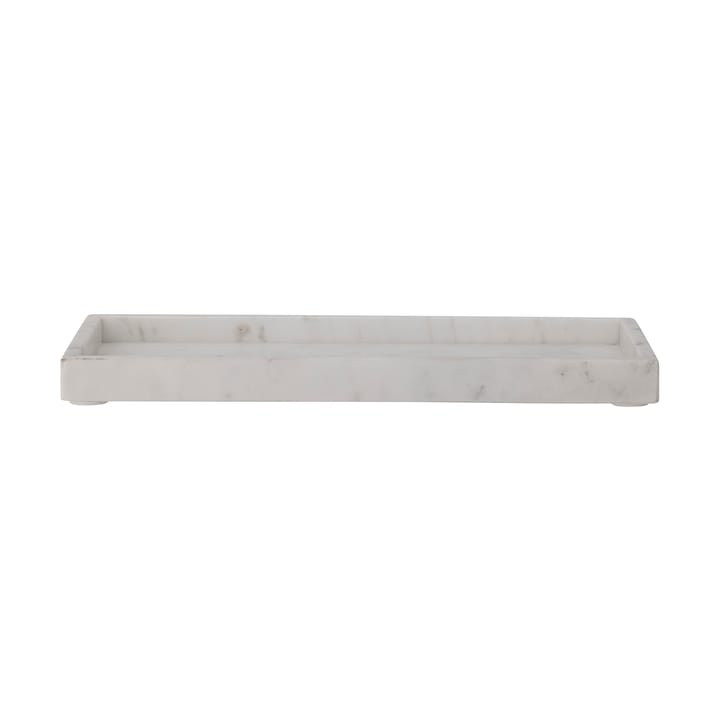 Tabuleiro decorativo Majsa 18x38 cm - White marble - Bloomingville