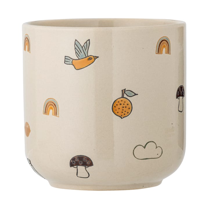 Vaso Agnes Ø16 cm - Branco - Bloomingville