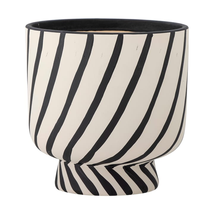 Vaso de flores Malena Ø16x16 cm - Black stripes - Bloomingville