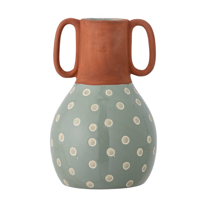 Vaso Hercule 20 cm - Verde-Castanho - Bloomingville