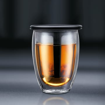 Copo com escoador de chá Tea For One - preto - Bodum