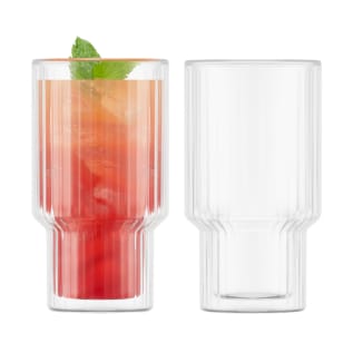 Copo de parede dupla Navalia 25 cl 2 un. - Transparente - Bodum