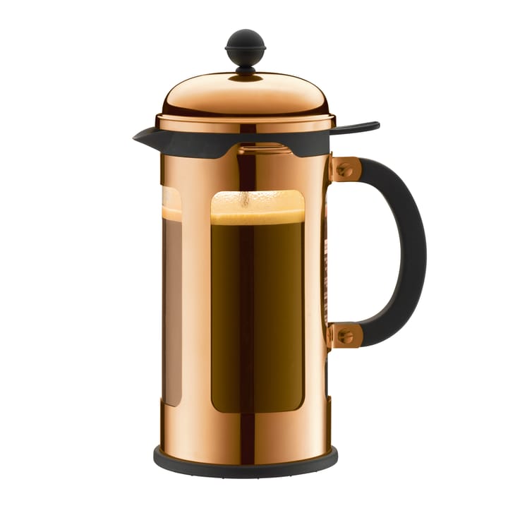 Prensa de café moderna Chambord cobre, 8 chávenas Bodum