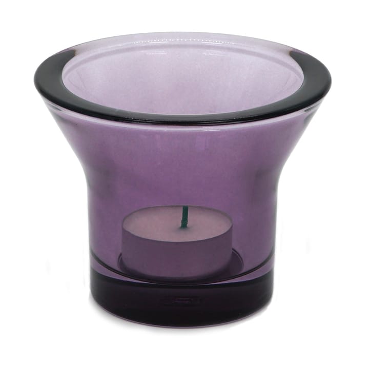 Castiçal de vela Lumi Ø10 cm - Roxo - Born In Sweden