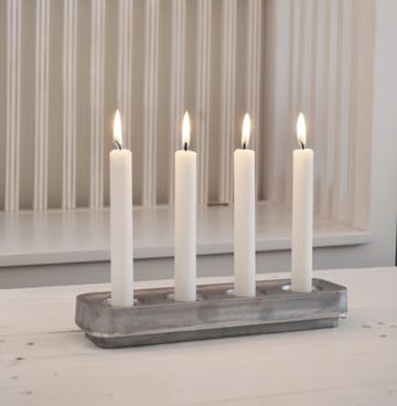 Suporte de velas polido Stumpastaken - 8,5x29,5 cm - Born In Sweden