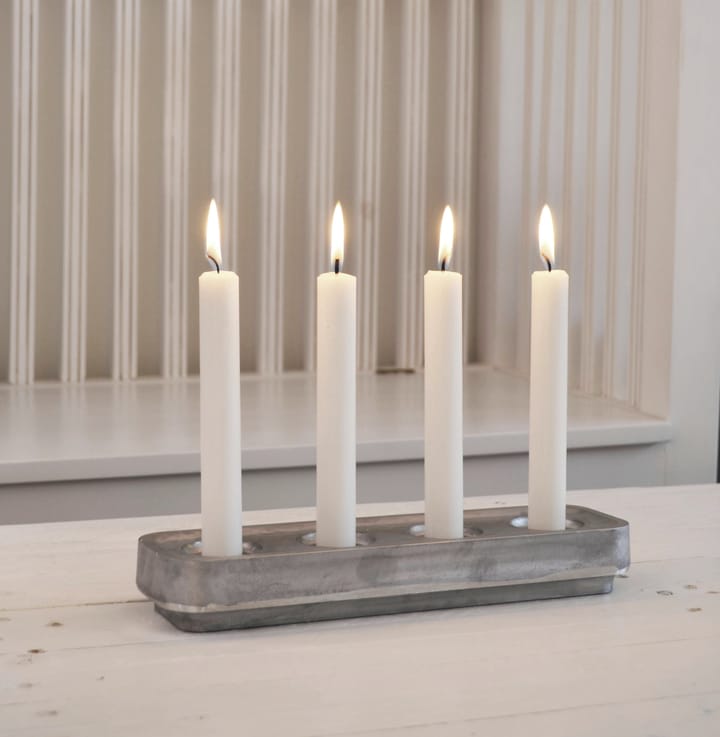 Suporte de velas polido Stumpastaken - 8,5x29,5 cm - Born In Sweden