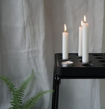 Suporte de velas preto Stumpastaken - grande - Born In Sweden