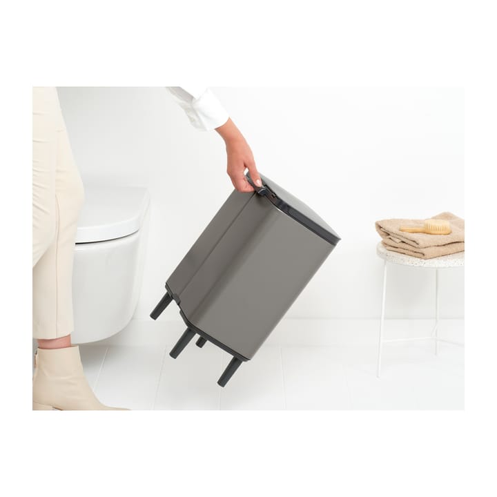 Bo caixote de lixo alto 12 L - Platina - Brabantia