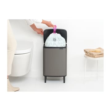 Bo caixote de lixo alto 12 L - Platina - Brabantia