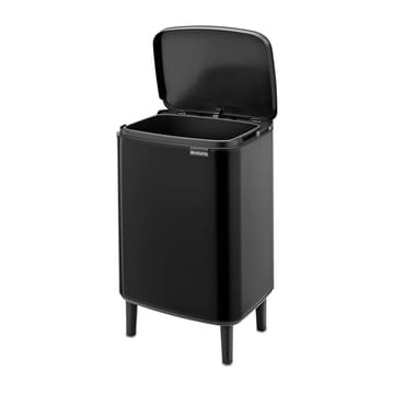 Bo caixote de lixo alto 12 L - Preto matte - Brabantia