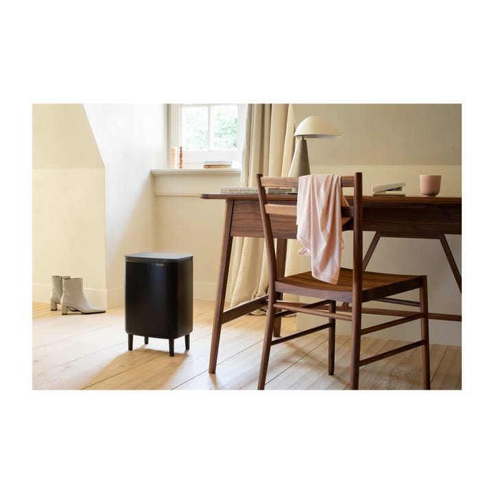 Bo caixote de lixo alto 12 L - Preto matte - Brabantia