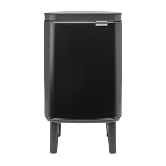 Bo caixote de lixo alto 4 L - Preto matte - Brabantia