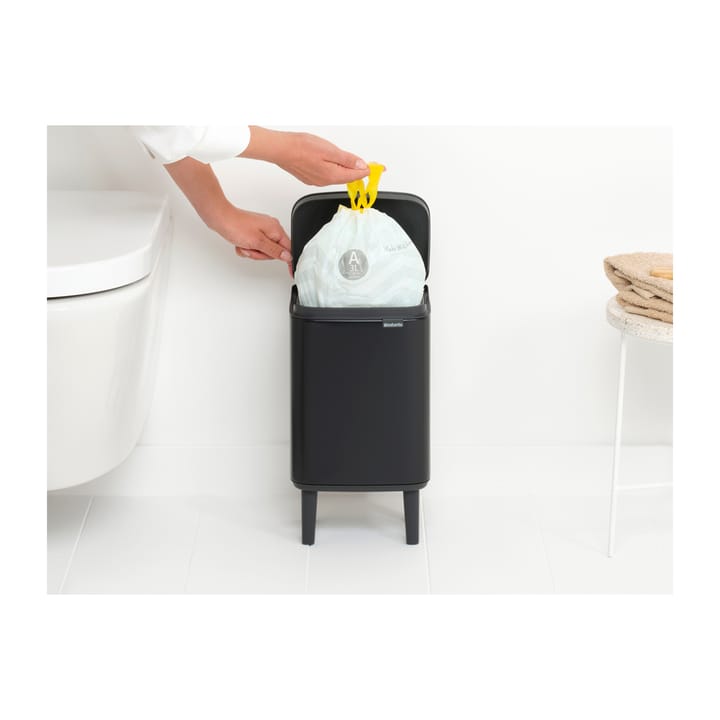 Bo caixote de lixo alto 4 L - Preto matte - Brabantia