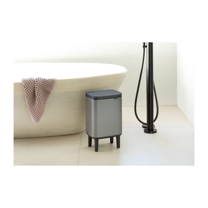 Bo caixote de lixo alto 7 L - Platinum - Brabantia