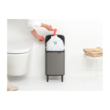 Bo caixote de lixo alto 7 L - Platinum - Brabantia