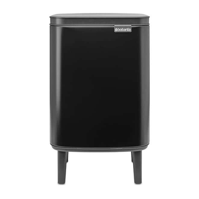 Bo caixote de lixo alto 7 L - Preto matte - Brabantia