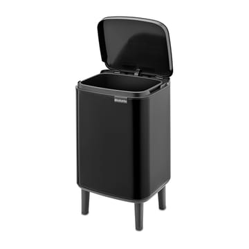 Bo caixote de lixo alto 7 L - Preto matte - Brabantia